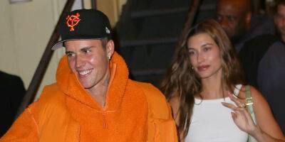 Justin Bieber & Wife Hailey Hold Hands As They Leave Dinner in NYC - www.justjared.com - New York
