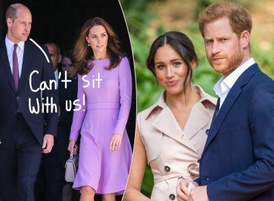 Why Prince Harry & Meghan Markle Weren’t Allowed To Sit Next To Prince William & Kate Middleton At Jubilee Service! - perezhilton.com