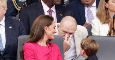 Kate Middleton - Zara Tindall - prince Louis - queen Charles - Mike Tindall - Mike Tindall warns cheeky Prince Louis to behave as he pulls face at mum Kate - ok.co.uk - Charlotte