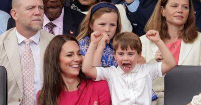 Prince Louis pulls cheeky faces and blows raspberries on final day of Jubilee celebrations - www.dailyrecord.co.uk
