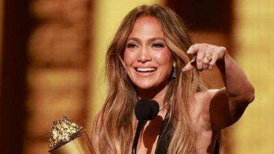 Jennifer Lopez Emotionally Accepts Generation Award at MTV Movie & TV Awards - www.etonline.com