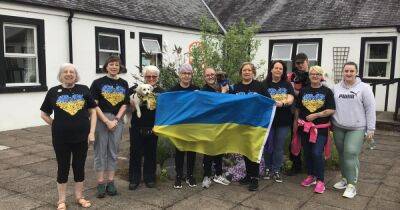 Fleet Valley care home resident raises more than £1,000 for Ukraine - www.dailyrecord.co.uk - Ukraine