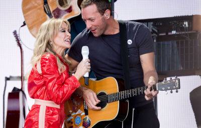 Kylie Minogue - Kylie Minogue joins Coldplay for ‘Can’t Get You Out Of My Head’ at New Jersey show - nme.com - New Jersey - county Rutherford