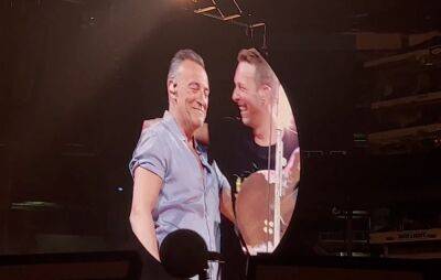 Bruce Springsteen - Kylie Minogue - Bruce Springsteen joins Coldplay on stage in New Jersey - nme.com - New Jersey - county Rutherford