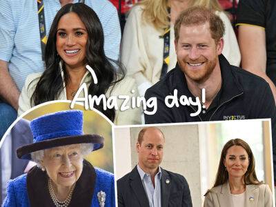 Meghan Markle - Kate Middleton - Elizabeth II - Prince Harry - William Middleton - Mike Tindall - Zara Tindallа - Williams - Inside Prince Harry & Meghan Markle's 'Relaxed And Casual' First Birthday Party For Lilibet! - perezhilton.com - California