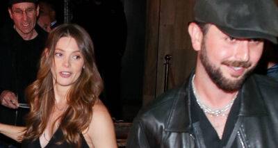 Ashley Greene Cradles Baby Bump During Night Out with Husband Paul Khoury - www.justjared.com - California