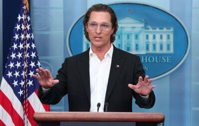 Matthew Macconaughey - Matthew McConaughey calls for gun reform in emotional White House briefing - nme.com