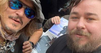 Delight as Johnny Depp stops to meet fan in York who had waited outside wrong hotel all day - www.msn.com - Britain - USA - county York