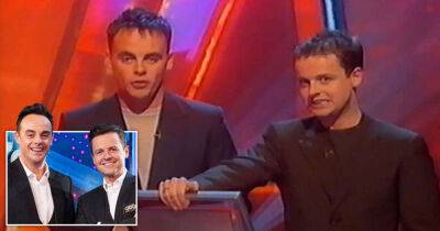 Ant & Dec's Saturday Night Takeaway is 20 today and we can't believe how young they looked - www.msn.com