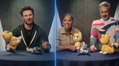 Watch Chris Evans, Keke Palmer and Taika Waititi Unbox Their 'Lightyear' Toys (Exclusive) - www.etonline.com