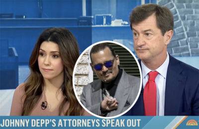 George Stephanopoulos - Elaine Bredehoft - Camille Vasquez - Johnny Depp's Lawyers Insist They Used Amber Heard's 'Words Against Her' To Win Verdict -- NOT Social Media! - perezhilton.com