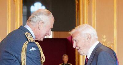 Sir David Attenborough smiles as he's awarded high honour from Prince Charles - www.ok.co.uk