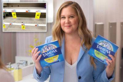 Why Tampax blames Amy Schumer for national tampon shortage - nypost.com - state Maine