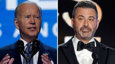 Jimmy Kimmel - Joe Biden - Jill Biden - El Capitan - Joe Biden Trashes Trump, Worries About American Democracy, Talks Gun Violence Response During ‘Jimmy Kimmel Live!’ Visit - deadline.com - USA - Hollywood - Texas - county Buffalo - county Highland - county Uvalde