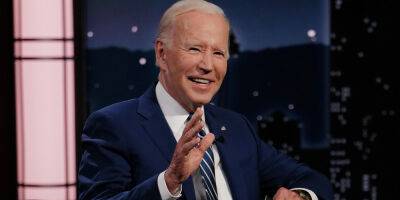 President Joe Biden Makes First Late Night TV Appearance on 'Kimmel' - www.justjared.com - USA