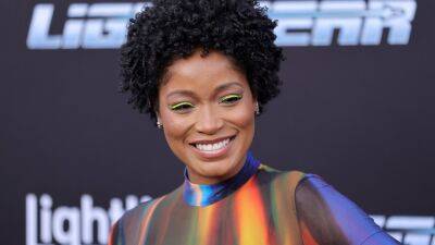Keke Palmer Wore Sheer Top and a Lot of Neon to the Lightyear World Premiere - glamour.com - California - city Hollywood, state California - Beyond