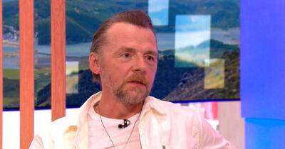 Aston Merrygold - Simon Pegg - BBC The One Show viewers distracted by Simon Pegg's tattoos - msn.com
