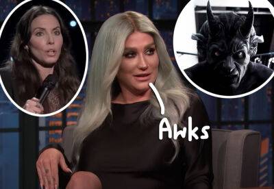 Seth Meyers - Whitney Cummings - Kesha & Whitney Cummings Accidentally Made Contact With A DEMON While Ghost Hunting!!! - perezhilton.com