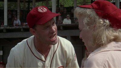 Tom Hanks - Geena Davis - Madonna - Tom Hanks on 'A League of Their Own's Madonna Casting and Why People Love Baseball (Flashback) - etonline.com - USA - Chicago