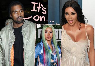 Pete Davidson - Kim Kardashian - Jesus Walks - Kanye West Addresses Co-Parenting Issues With Kim Kardashian On New Cardi B Track: 'Where Your Kids At?' - perezhilton.com - Chicago