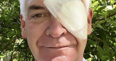 Phillip Schofield shares snap of bandaged eye as he gives update after surgery - www.ok.co.uk