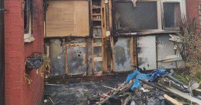 Family-of-10 devastated after fire destroys new home just hours before moving in - www.dailyrecord.co.uk - Manchester