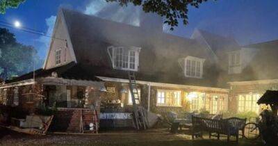 Richard Curtis’ partner Emma Freud shares shocking pics of home destroyed by fire - www.ok.co.uk - Britain