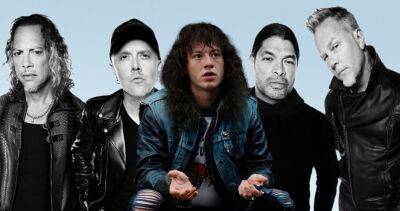 Kirk Hammett - James Hetfield - Lars Ulrich - Robert Trujillo - Joseph Quinn - Eddie Munson - Metallica's Master of Puppets vaults into Official Singles Chart Top 40 following Stranger Things' Eddie Munson's guitar solo scene - officialcharts.com - Britain - Netflix