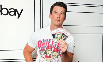 Miles Teller Just Put $25,000 Worth of Trading Cards Into the eBay Vault - www.justjared.com - Los Angeles