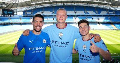 Nathan Ake - Kalvin Phillips - Julian Alvarez - Pep Guardiola may know the answer to Man City's Erling Haaland and Julian Alvarez question - manchestereveningnews.co.uk - Manchester - Norway - county Bath