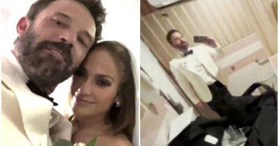 Ben Affleck changed into his wedding suit in the toilet before marrying Jennifer Lopez - www.msn.com - Las Vegas