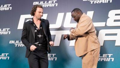Aaron Taylor-Johnson & Brian Tyree Henry Dance Down the Carpet at 'Bullet Train' Paris Premiere! - www.justjared.com - France