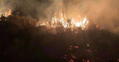 People having a BBQ caused a huge moorland fire last night as bosses slam 'thoughtless' act - www.manchestereveningnews.co.uk - Manchester - county Oldham
