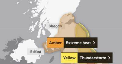 Met Office issues thunderstorm warning for Scotland today during 'extreme' heatwave - dailyrecord.co.uk - Scotland