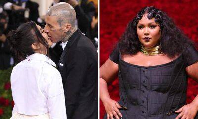Lizzo wants to be in the middle of Kourtney Kardashian and Travis Barker’s PDA - us.hola.com