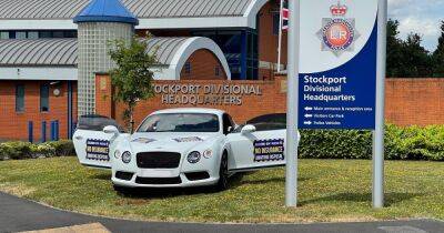 Cops put £170k Bentley on display outside police station - manchestereveningnews.co.uk - Manchester