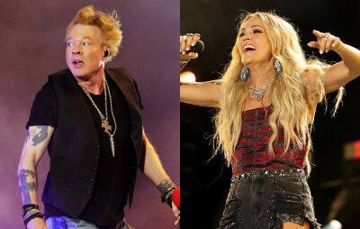 Bob Dylan - Carrie Underwood - Duff Mackagan - Axl Rose - Watch Guns N’ Roses perform with Carrie Underwood in London - nme.com - London - USA - county Clark - city Gary, county Clark - city Paradise