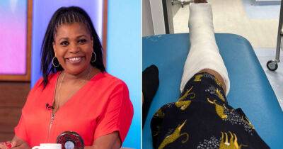 Gemma Collins - Brenda Edwards - Loose Women’s Brenda Edwards pulls out of Chicago performance after fracturing leg - msn.com - Chicago - city Sheffield