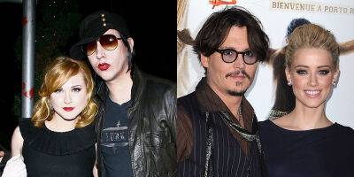Marilyn Manson - Johnny Depp - Amber Heard - Evan Rachel-Wood - Marilyn Manson Is Trending Amid Comparisons to Johnny Depp Case as He Prepares to Sue Evan Rachel Wood - justjared.com - Washington