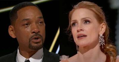 Jessica Chastain On Accepting Her Oscar Shortly After Will Smith Slapped Chris Rock At The Academy Awards - www.msn.com