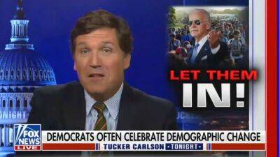 Tucker Carlson Endorses Racist ‘Great Replacement’ Theory, Calls It Democrats’ ‘Electoral Strategy’ (Video) - thewrap.com - USA - Texas - New York - county El Paso - county Buffalo
