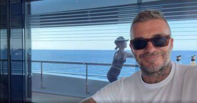 David Beckham mocks wife Victoria after she leaves fans blushing with snap of him in tiny swim shorts - www.manchestereveningnews.co.uk - Italy - Manchester