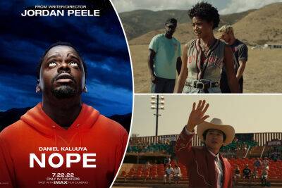 ‘Nope’ review: Jordan Peele puts his unforgettable stamp on sci-fi - nypost.com - California - Jordan