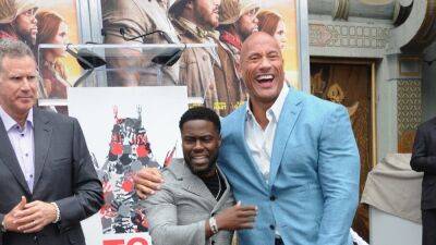 Kevin Hart and Dwayne Johnson Take the Tortilla Slap Challenge -- and It's as Hilarious as You'd Think - www.etonline.com - Los Angeles