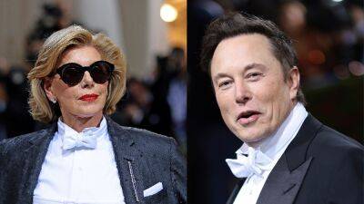 Christine Baranski Addresses That Viral Photo of Her Glaring at Elon Musk: ‘I Was Actually Dissing Him’ - thewrap.com