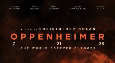 Christopher Nolan Debuts First Poster for 'Oppenheimer' Movie as Teaser Trailer Airs in Theaters Only - www.justjared.com - Denmark