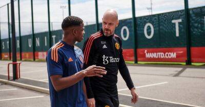 Anthony Martial - Crystal Palace - Sky Sports - Luke Shaw - Diogo Dalot - Bruno Fernandes - Tyrell Malacia - Tyrell Malacia details tactical instruction Erik ten Hag has given him at Manchester United - manchestereveningnews.co.uk - Manchester