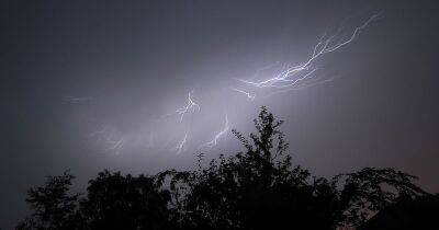 Thunderstorm warning issued for parts of North West - manchestereveningnews.co.uk - Britain - county Chester - city Portsmouth - city Brighton - city Gloucester