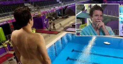 Greg James 'absolutely terrified' jumping off 10m diving board to save show - www.msn.com