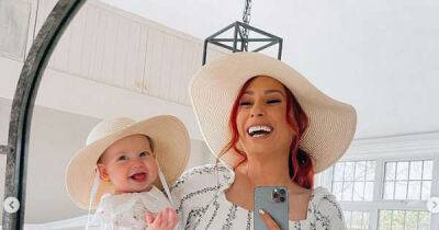 Stacey Solomon lovingly DIYs baby daughter's matching shoes for her wedding day - www.msn.com